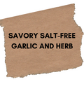 Savory Salt Free Garlic and Herb
